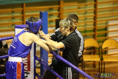 Towarzyski Mecz Bokserski - MKS II LO Chełm vs Klub Sportowy Paco: Kamil Wieczorek nie dał szans Dawidowi Wierciochow