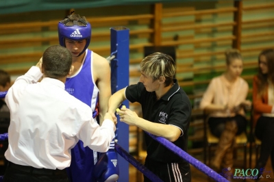 Towarzyski Mecz Bokserski - MKS II LO Chełm vs Klub Sportowy Paco: Kamil Wieczorek nie dał szans Dawidowi WiercioMichał Soczyński szybko uporał się z Oskarem Kurpielem