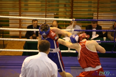 Towarzyski Mecz Bokserski - MKS II LO Chełm vs Klub Sportowy Paco: Kamil Wieczorek nie dał szans Dawidowi WiercioMichał Soczyński szybko uporał się z Oskarem Kurpielem