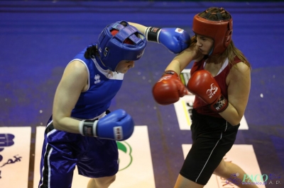 Towarzyski Mecz Bokserski - MKS II LO Chełm vs Klub Sportowy Paco: Natalia Nazar vs Aleksandra Ziółek