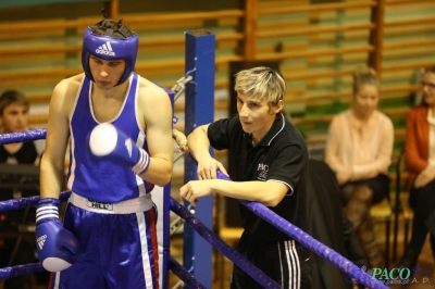 Towarzyski Mecz Bokserski - MKS II LO Chełm vs Klub Sportowy Paco: Mateusz Chmielewski vs Dawid Ćwirko - Godycki