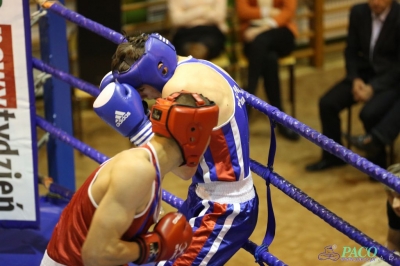 Towarzyski Mecz Bokserski - MKS II LO Chełm vs Klub Sportowy Paco: Mateusz Chmielewski vs Dawid Ćwirko - Godycki