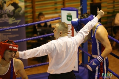 Towarzyski Mecz Bokserski - MKS II LO Chełm vs Klub Sportowy Paco: Mateusz Chmielewski vs Dawid Ćwirko - Godycki