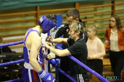 Towarzyski Mecz Bokserski - MKS II LO Chełm vs Klub Sportowy Paco: Mateusz Chmielewski vs Dawid Ćwirko - Godycki