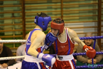 Towarzyski Mecz Bokserski - MKS II LO Chełm vs Klub Sportowy Paco:Michał Klimek vs Kacper Stadnicki