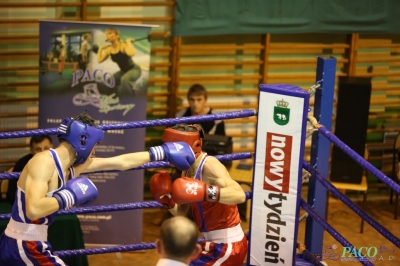 Towarzyski Mecz Bokserski - MKS II LO Chełm vs Klub Sportowy Paco:Michał Klimek vs Kacper Stadnicki