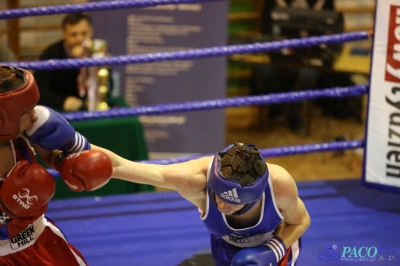 Towarzyski Mecz Bokserski - MKS II LO Chełm vs Klub Sportowy Paco:Michał Klimek vs Kacper Stadnicki