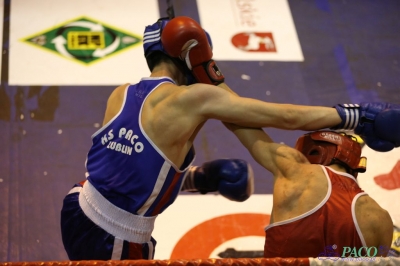 Towarzyski Mecz Bokserski - MKS II LO Chełm vs Klub Sportowy Paco:Michał Klimek vs Kacper Stadnicki