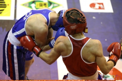 Towarzyski Mecz Bokserski - MKS II LO Chełm vs Klub Sportowy Paco:Michał Klimek vs Kacper Stadnicki