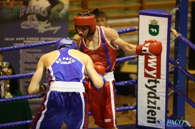 Towarzyski Mecz Bokserski - MKS II LO Chełm vs Klub Sportowy Paco:Michał Klimek vs Kacper Stadnicki