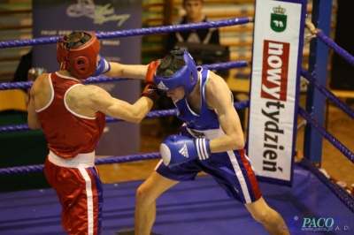 Towarzyski Mecz Bokserski - MKS II LO Chełm vs Klub Sportowy Paco:Michał Klimek vs Kacper Stadnicki