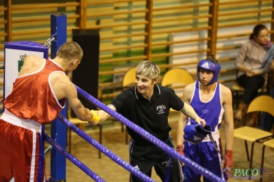 Towarzyski Mecz Bokserski - MKS II LO Chełm vs Klub Sportowy Paco:Michał Klimek vs Kacper Stadnicki