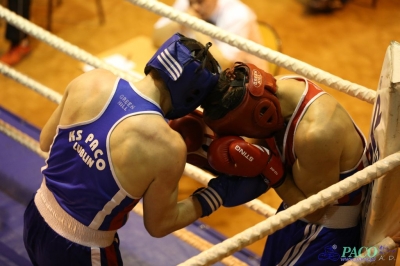 Towarzyski Mecz Bokserski - MKS II LO Chełm vs Klub Sportowy Paco: Arkadiusz Neczaj vs Marek Bogusz