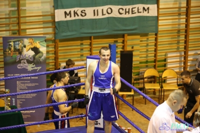 Towarzyski Mecz Bokserski - MKS II LO Chełm vs Klub Sportowy Paco: Arkadiusz Neczaj vs Marek Bogusz