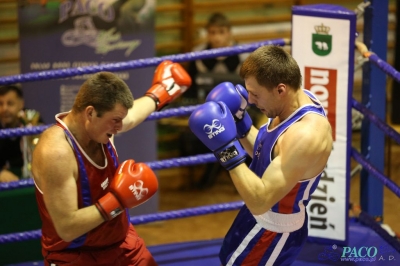 Towarzyski Mecz Bokserski - MKS II LO Chełm vs Klub Sportowy Paco: Bartosz Wdowiak vs Mikołaj Sadurski