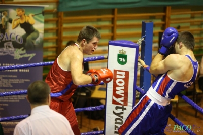 Towarzyski Mecz Bokserski - MKS II LO Chełm vs Klub Sportowy Paco: Bartosz Wdowiak vs Mikołaj Sadurski