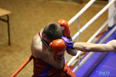 Towarzyski Mecz Bokserski - MKS II LO Chełm vs Klub Sportowy Paco: Bartosz Wdowiak vs Mikołaj Sadurski