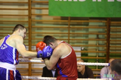 Towarzyski Mecz Bokserski - MKS II LO Chełm vs Klub Sportowy Paco: Bartosz Wdowiak vs Mikołaj Sadurski