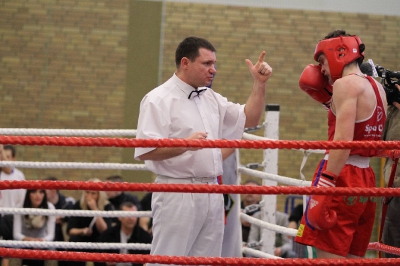 Mistrzostwa Okęgu Lubelskiego w Boksie 2012 : Kamil Latusek vs Cyprian Perepeczo