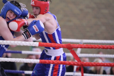 Mistrzostwa Okęgu Lubelskiego w Boksie - Puławy 2012 : Tomasz Kąkol - Karol Rogalski