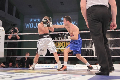 Łukasz Maciec - Almin Kovacevic Gala Wojak Boxing Night Racibórz 2012