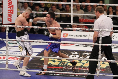 Łukasz Maciec - Almin Kovacevic Gala Wojak Boxing Night Racibórz 2012