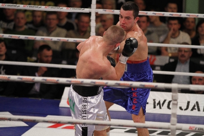 Łukasz Maciec - Almin Kovacevic Gala Wojak Boxing Night Racibórz 2012