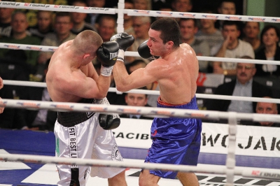 Łukasz Maciec - Almin Kovacevic Gala Wojak Boxing Night Racibórz 2012