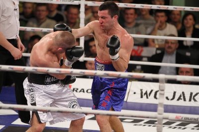 Łukasz Maciec - Almin Kovacevic Gala Wojak Boxing Night Racibórz 2012