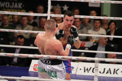 Łukasz Maciec - Almin Kovacevic Gala Wojak Boxing Night Racibórz 2012