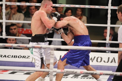 Łukasz Maciec - Almin Kovacevic Gala Wojak Boxing Night Racibórz 2012