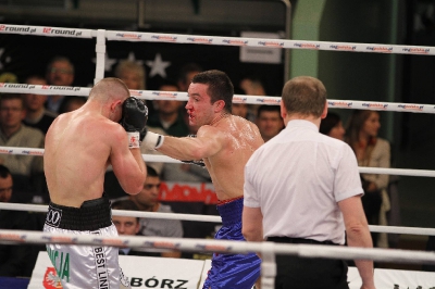 Łukasz Maciec - Almin Kovacevic Gala Wojak Boxing Night Racibórz 2012