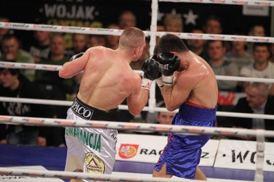 Łukasz Maciec - Almin Kovacevic Gala Wojak Boxing Night Racibórz 2012