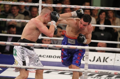 Łukasz Maciec - Almin Kovacevic Gala Wojak Boxing Night Racibórz 2012