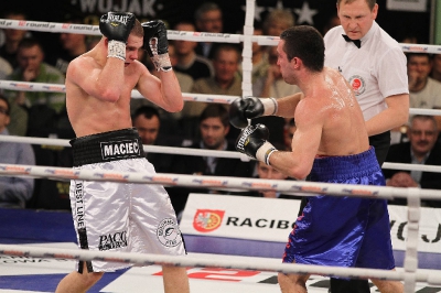 Łukasz Maciec - Almin Kovacevic Gala Wojak Boxing Night Racibórz 2012