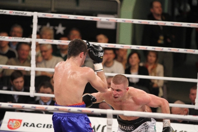 Łukasz Maciec - Almin Kovacevic Gala Wojak Boxing Night Racibórz 2012