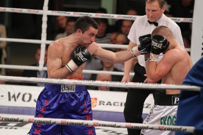 Łukasz Maciec - Almin Kovacevic Gala Wojak Boxing Night Racibórz 2012