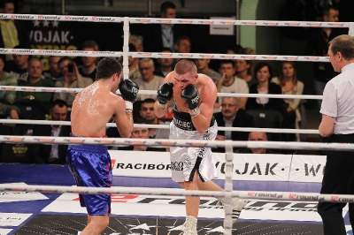 Łukasz Maciec - Almin Kovacevic Gala Wojak Boxing Night Racibórz 2012