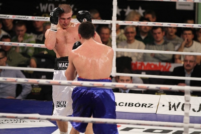 Łukasz Maciec - Almin Kovacevic Gala Wojak Boxing Night Racibórz 2012