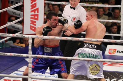 Łukasz Maciec - Almin Kovacevic Gala Wojak Boxing Night Racibórz 2012