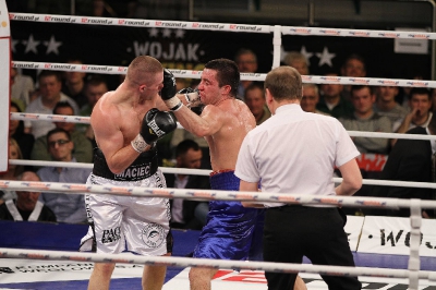 Łukasz Maciec - Almin Kovacevic Gala Wojak Boxing Night Racibórz 2012