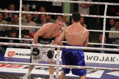 Łukasz Maciec - Almin Kovacevic Gala Wojak Boxing Night Racibórz 2012