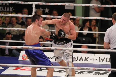 Łukasz Maciec - Almin Kovacevic Gala Wojak Boxing Night Racibórz 2012