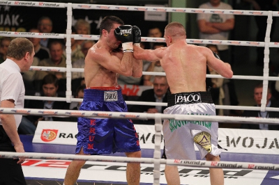 Łukasz Maciec - Almin Kovacevic Gala Wojak Boxing Night Racibórz 2012