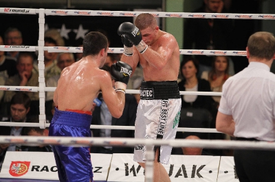 Łukasz Maciec - Almin Kovacevic Gala Wojak Boxing Night Racibórz 2012