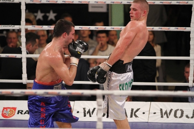 Łukasz Maciec - Almin Kovacevic Gala Wojak Boxing Night Racibórz 2012