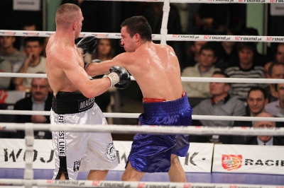 Łukasz Maciec - Almin Kovacevic Gala Wojak Boxing Night Racibórz 2012