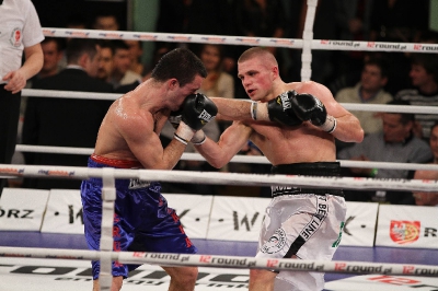 Łukasz Maciec - Almin Kovacevic Gala Wojak Boxing Night Racibórz 2012