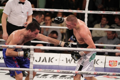 Łukasz Maciec - Almin Kovacevic Gala Wojak Boxing Night Racibórz 2012