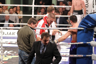 Łukasz Maciec - Almin Kovacevic Gala Wojak Boxing Night Racibórz 2012